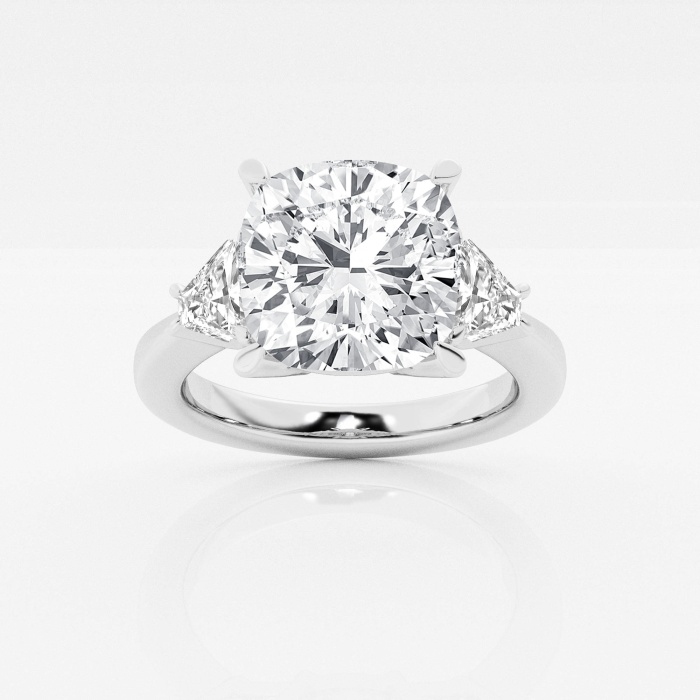 Ctw Cushion Lab Grown Diamond Engagement Ring Grownbrilliance